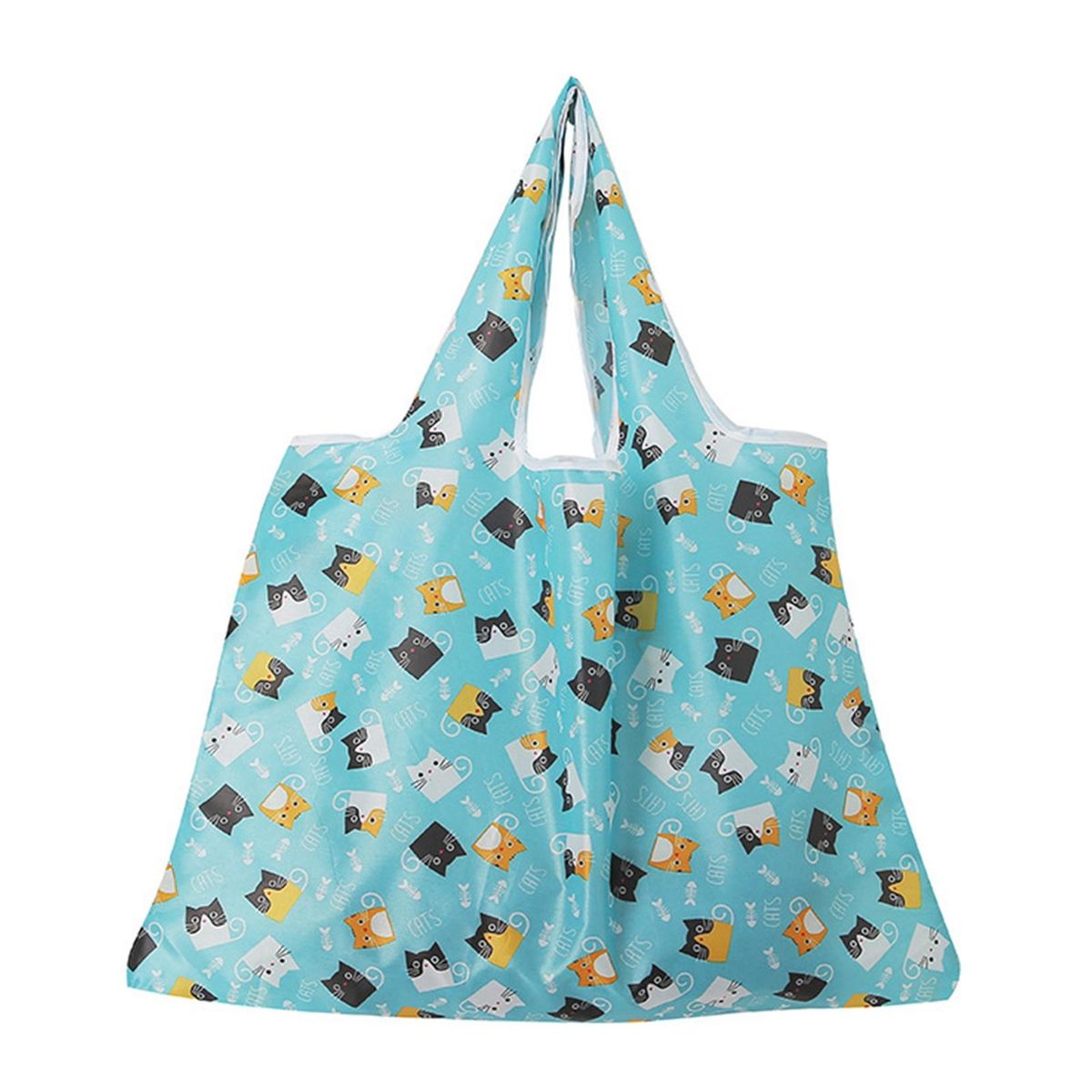 Shopping Bag Outdoor Traveling Portable Folding Beach Handbag Green