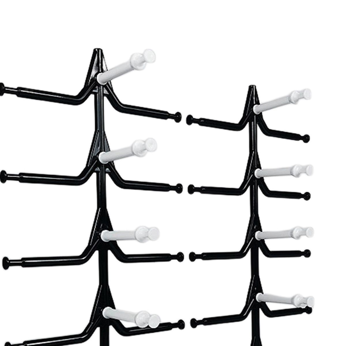 10 Pairs Sunglasses Rack Frame Glasses Display Stand Black White