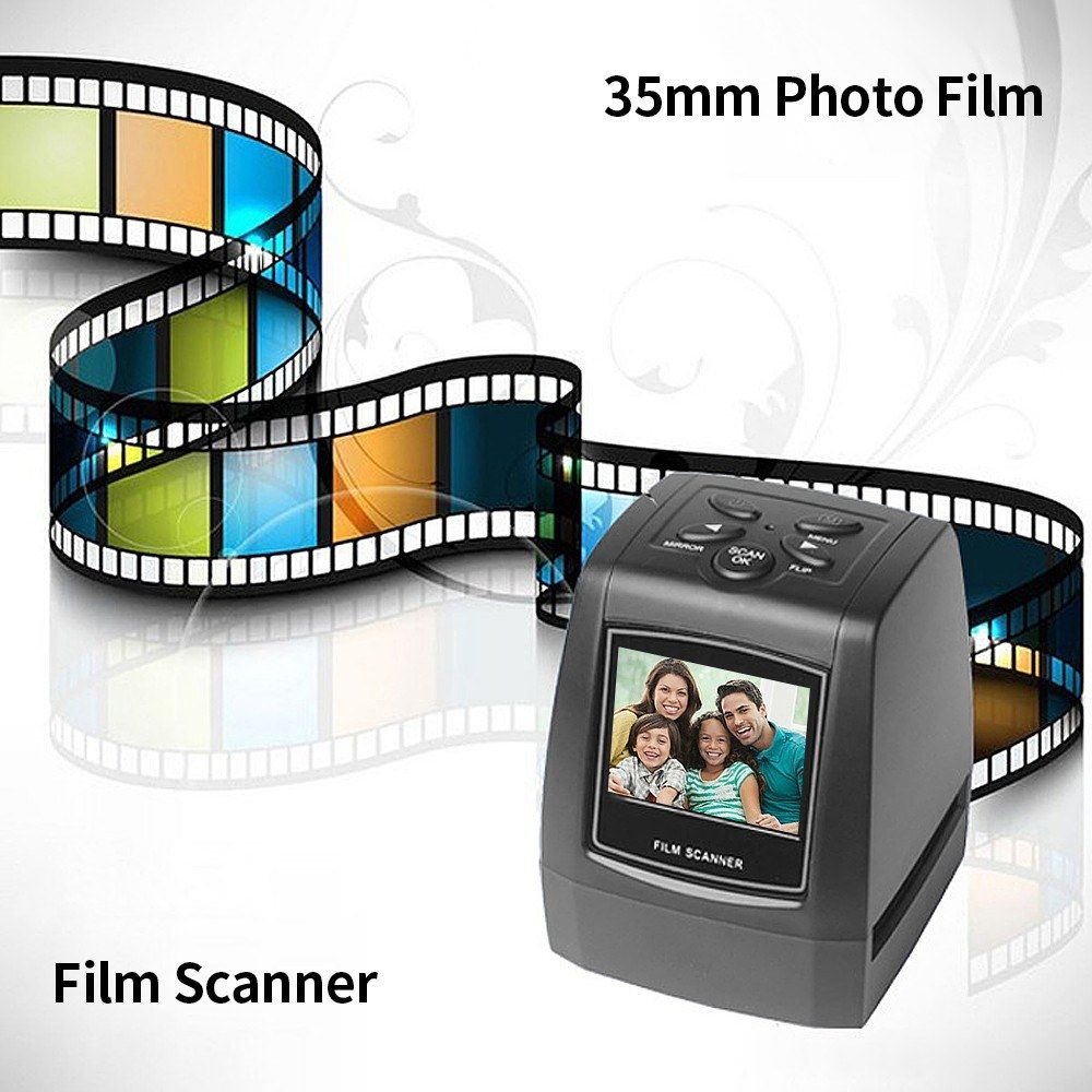 35/135mm Film Scanner Support 32G SD Card Film Converter