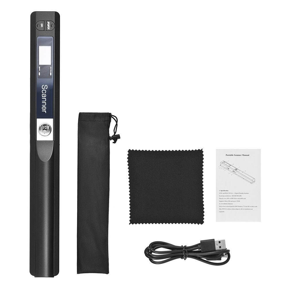 Portable Handheld Wand Wireless Scanner A4 Size 900DPI