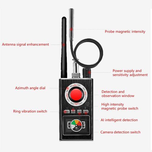 K88 Anti   Dete Tor   S Anner Hidden  Amera Dete Tor Gps Tra Ker-black