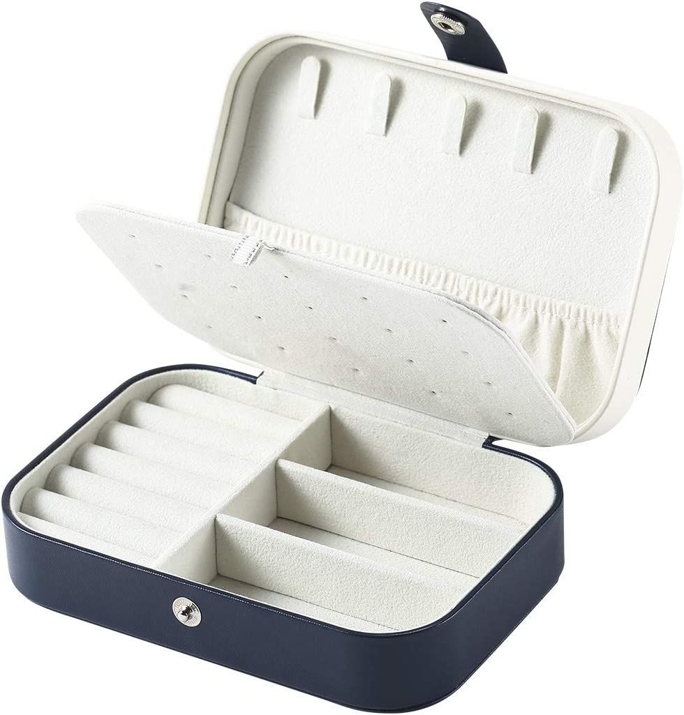 Jewelry Box Jewelry Organizer Jewelry Holder Case-Navy