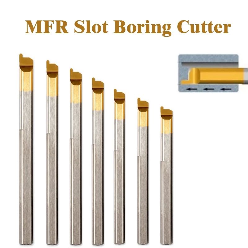 MFR 4 1X1.5 L15 Boring Bar Turning Lathe MFR Groove Cutter Tungsten Carbide Alloy Grooving Bar Thread Machining