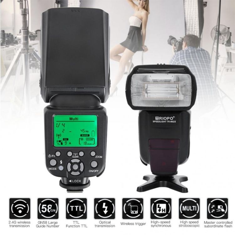 TRIOPO TR-982IIIC Flash Light Speedlite For Canon