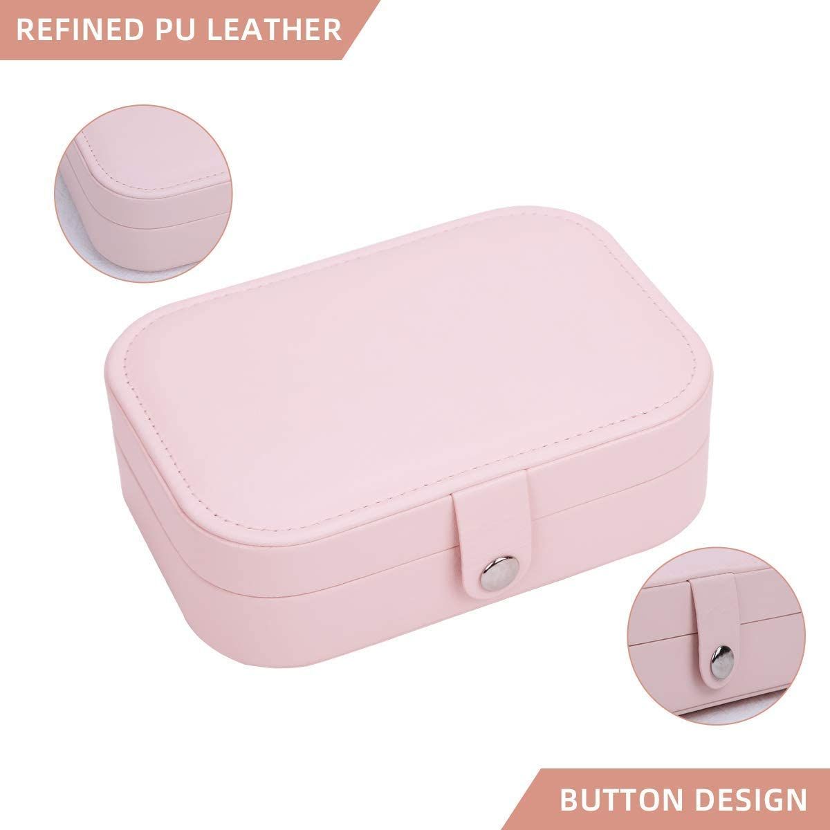 Jewelry Box Jewelry Organizer Jewelry Holder Case-Pink