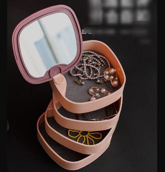 Rotating Jewelry Storage Box,Jewelry Organizer/Necklace Box/Necklace Storage