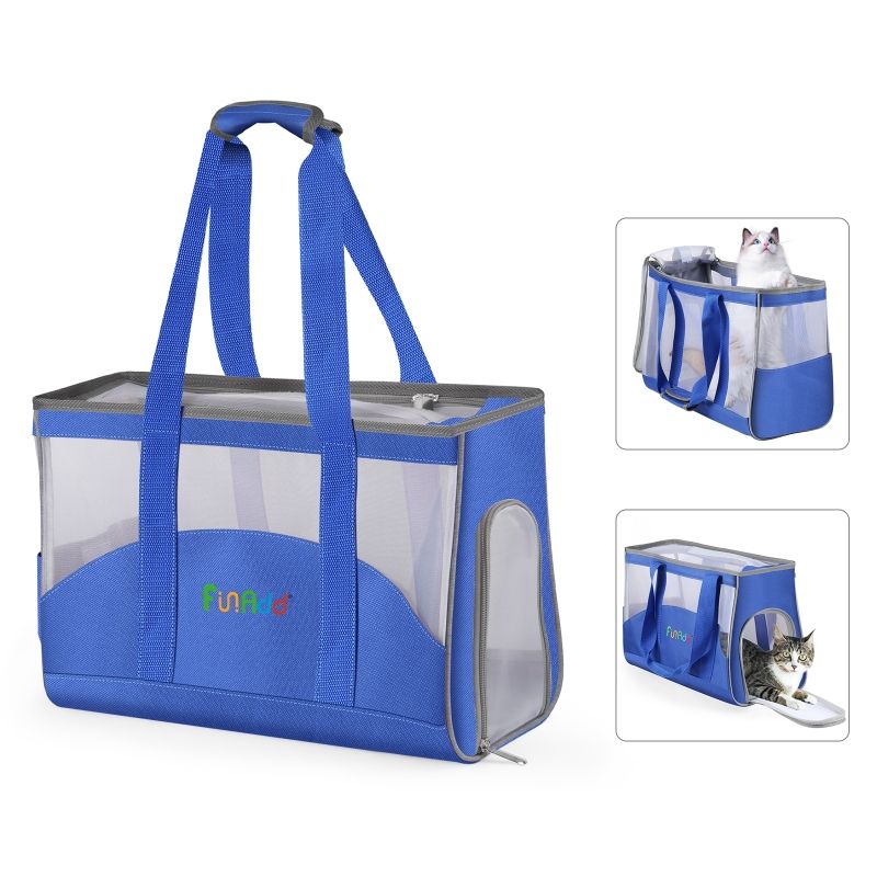Portable Breathable Pet Bag Outdoor Shoulder Tote Bag