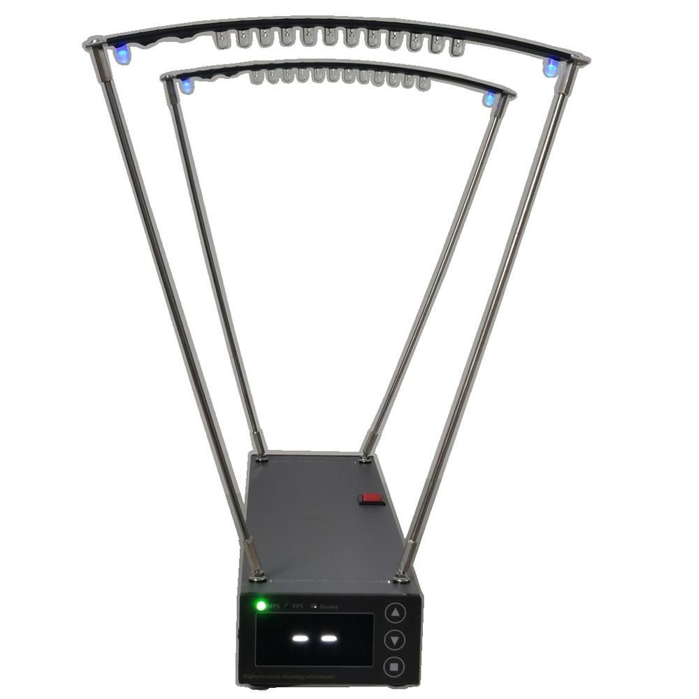 Velocimetry Speed Measuring Instrument 0-2000MPS Bow Velocity Measurement Tool Aluminum Alloy Professional Canopy-type Speedometer