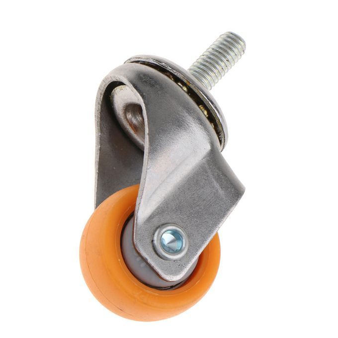 16x 1 Swivel Caster Wheels M6 Thread Stem Mount Trolley Caster