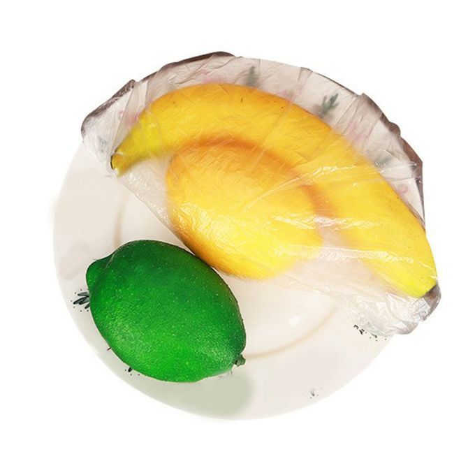 100p S Fresh Keeping Bags Stret Hy For Food Storage Plasti  Stret H Lids-transparent-ordinary Transparent Bag