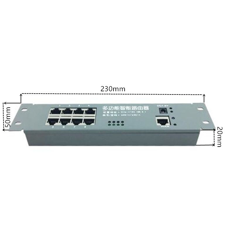 Mini Router Module Smart Metal Case With Cable Distribution