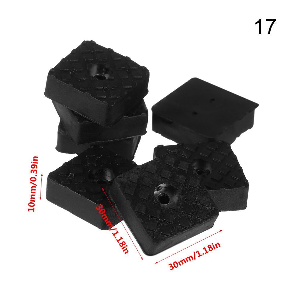 10pcs Rubber Non-slip Chair Leg Caps Feet Pads Sofa Foot Covers Floor Furniture Legs Non-noise Protector Pad With Screws-17