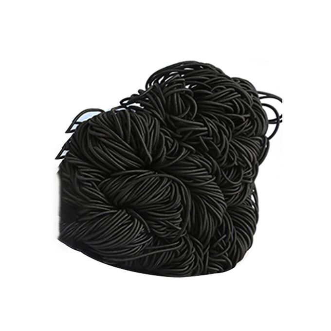 1 P S 3mm Round Elasti  Band Elasti  Rope Oil  Ore With Strap Elasti  Strap   Shoes And Hat Rope  Ir Le  Enter-black-100m