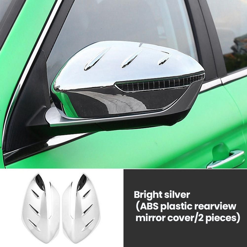 Car Rearview Mirror Cover Cap Exterior Trim Accessories