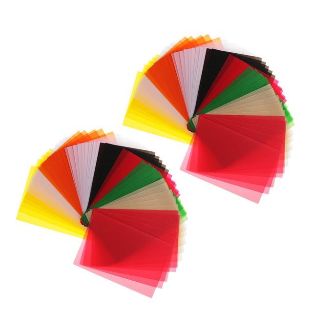 100Pcs Colorful Tracing Papers DIY Cardmaking Scrapbooking Translucent