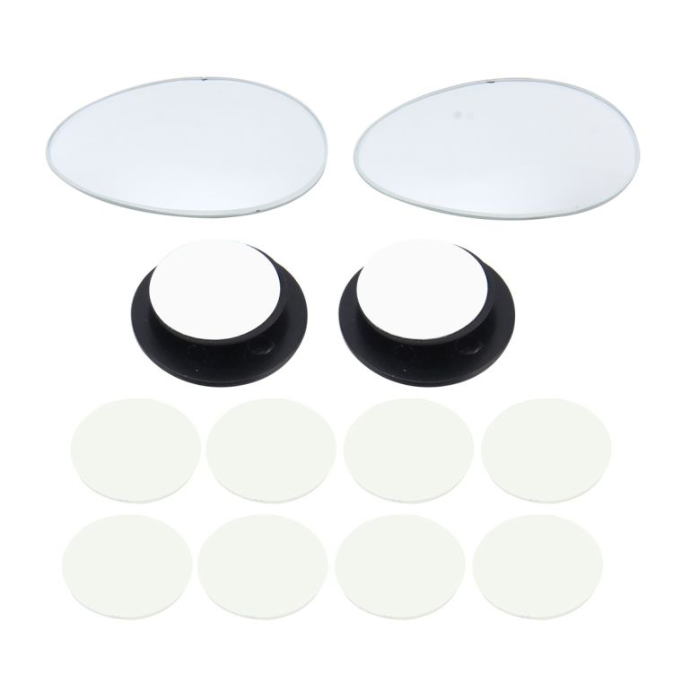 3R-055 2 PCS Car Blind Spot Rear View Wide Angle Mirror