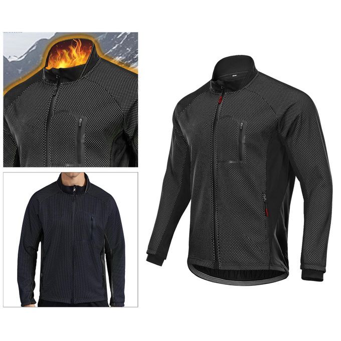 Cycling Jacket Bike Breathable Long Leeve Portwear Winter Thermal S