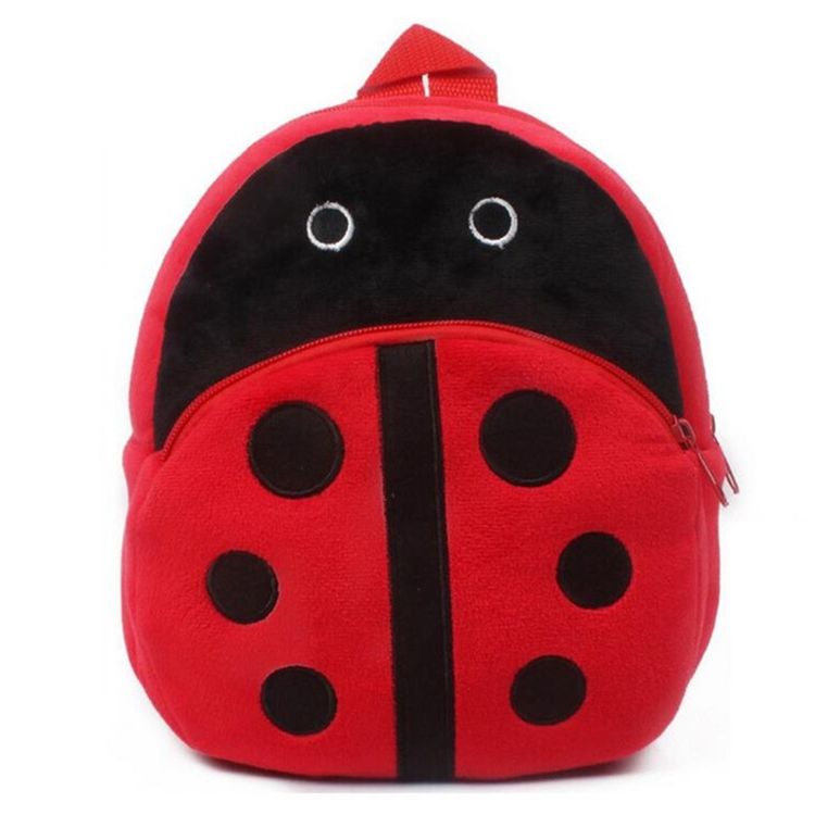 Kids Cartoon Backpack Kindergarten Children Cute School Bag Baby Girls Schoolbag(Ladybug)