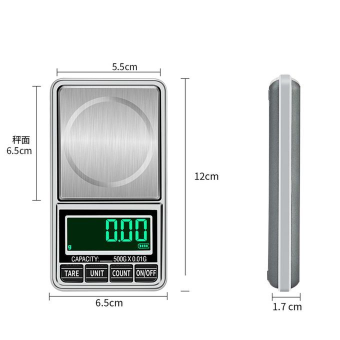 Digital Scale Portable Mini Count Function Auto Off For 100g X 0.01g