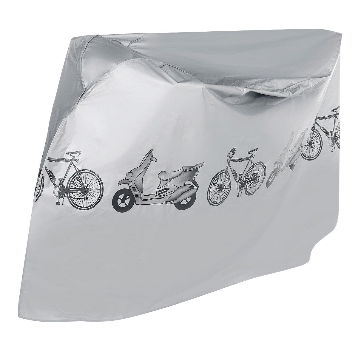 Motorcycle Bike Moped Scooter Cover Waterproof Rain UV Prevention Dustproof Grey