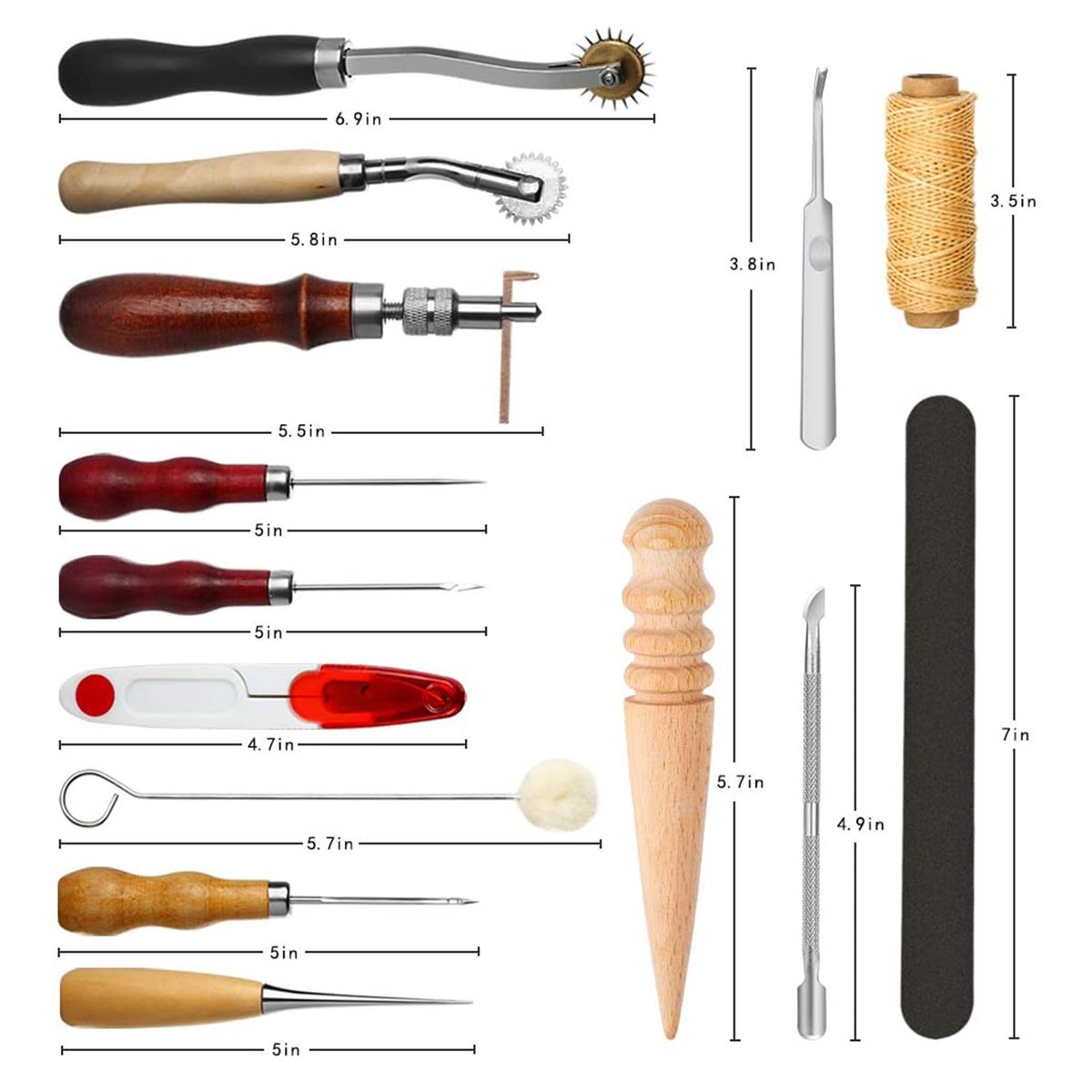 31Pcs Leather Sewing Tools DIY Leather Craft Hand Stitching