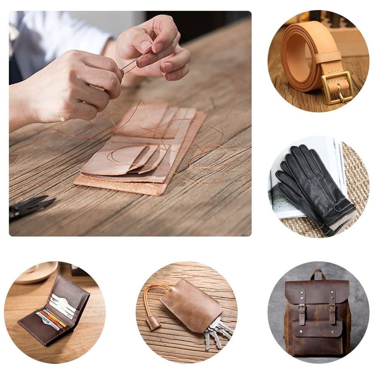 31Pcs Leather Sewing Tools DIY Leather Craft Hand Stitching