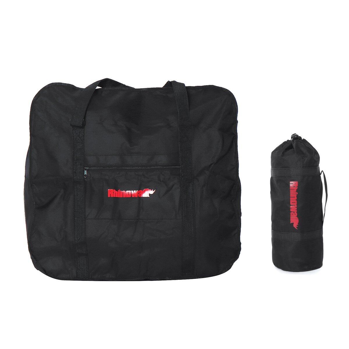 Folding Bike Bicycle Carrier Bag Carry Transport Travel Pouch Case 14/16/20 Inch Light Black
