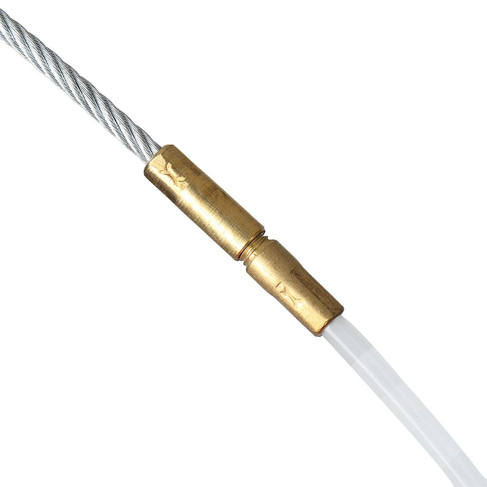 30M 4mm Fiberglass Fish Tape Reel Puller Glass Fiber Nylon Conduit Ducting Rodder Pulling Wire Cable Fishing Tool Red