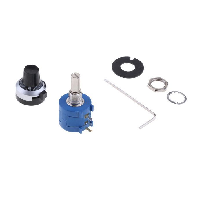 20K  Adjustable Potentiometer 10-Turn With Counting Dial Rotary