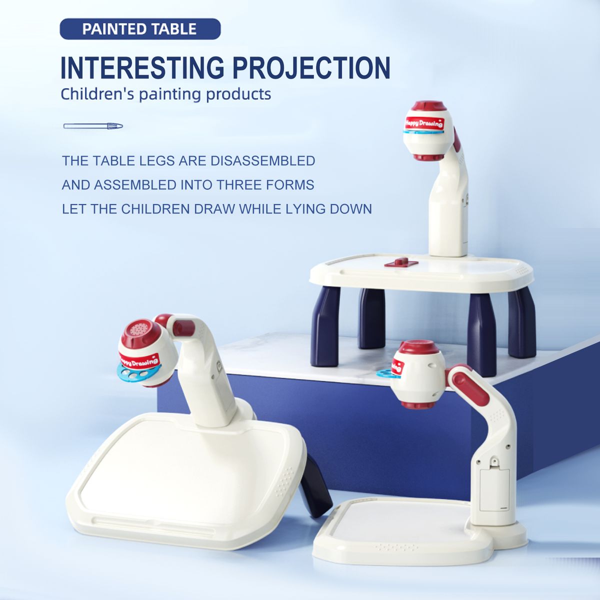Painting Drawing Table Multifunctional Draw Projector Toy