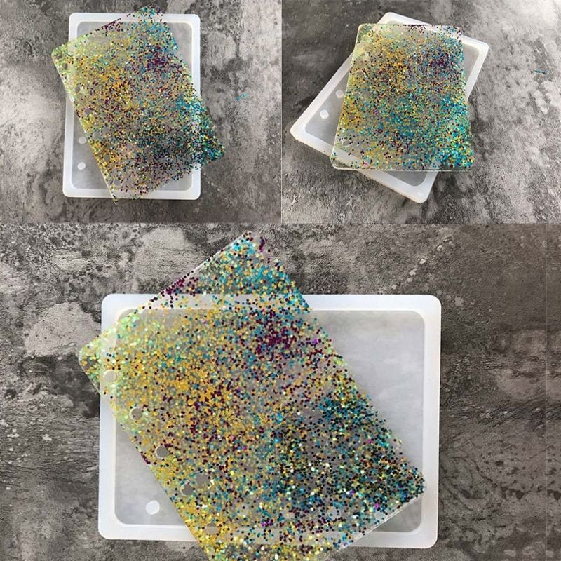 1PC A7 A6 A5 Notebook Shape Silicone Mold DIY Resin Book