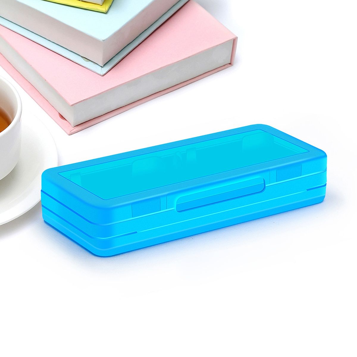 Game Card Box   Game Card Box Organizer Blue