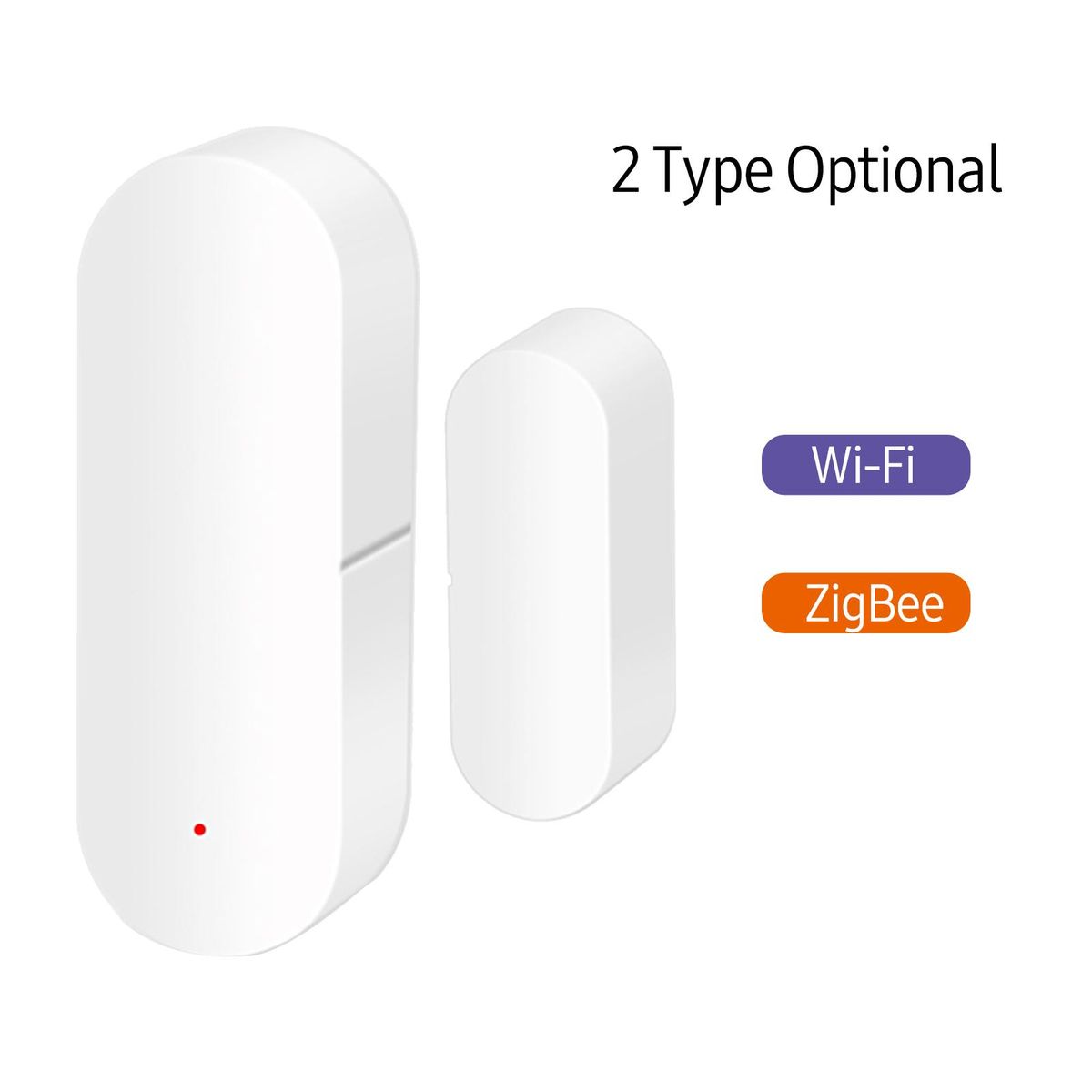 ZigBee Smart Door Window Sensor Alarm Magnetic Home Security System Door Open Alert APP Remote Control for Garage Apartment Dorm Shop Office