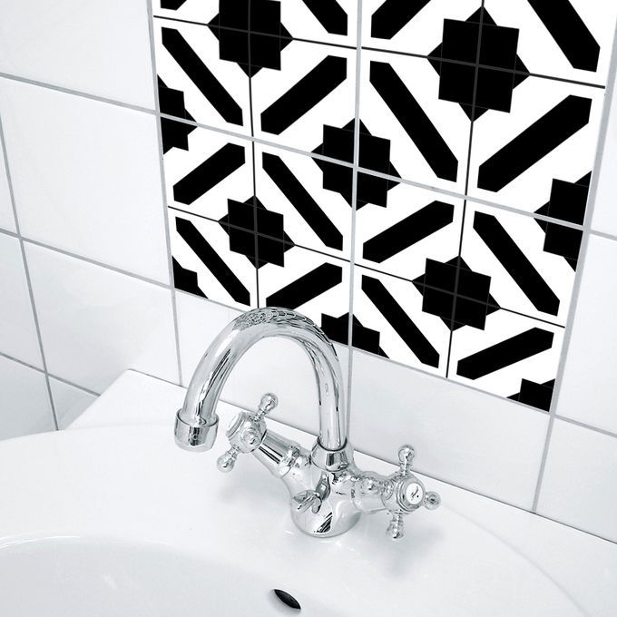 10 Pcs/Set Self Adhesive Tile Stickers Art Decals Diy Wall