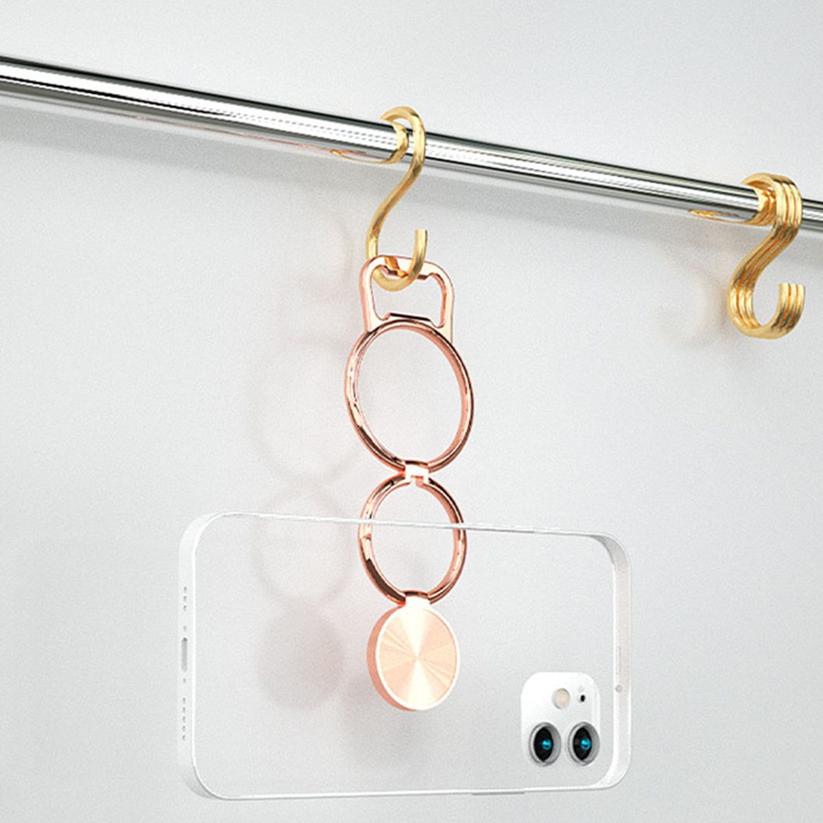 Phone Bracket Smart Phone Tablet Desk Magnetic Lazy Bracket Golden