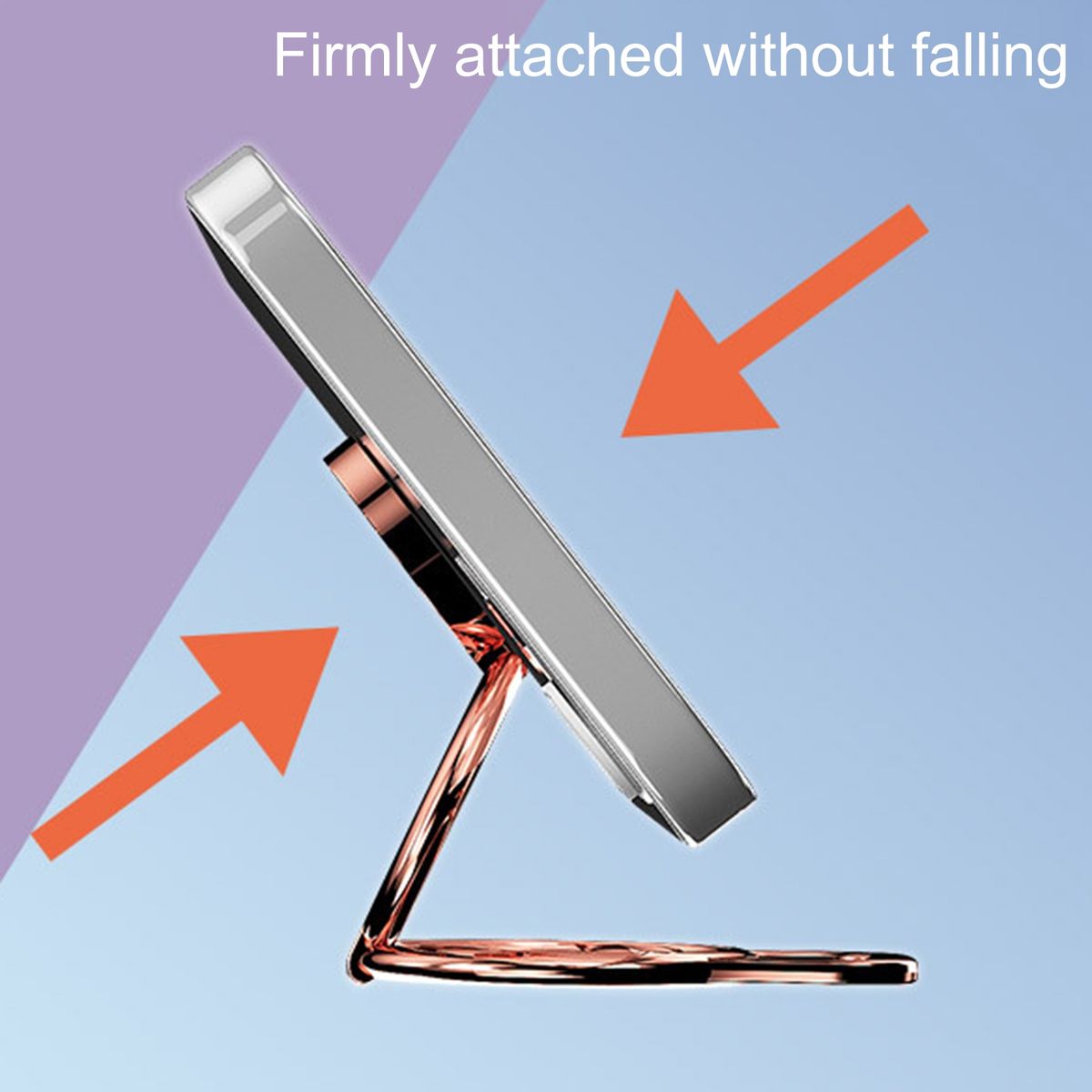 Phone Bracket Smart Phone Tablet Desk Magnetic Lazy Bracket Golden