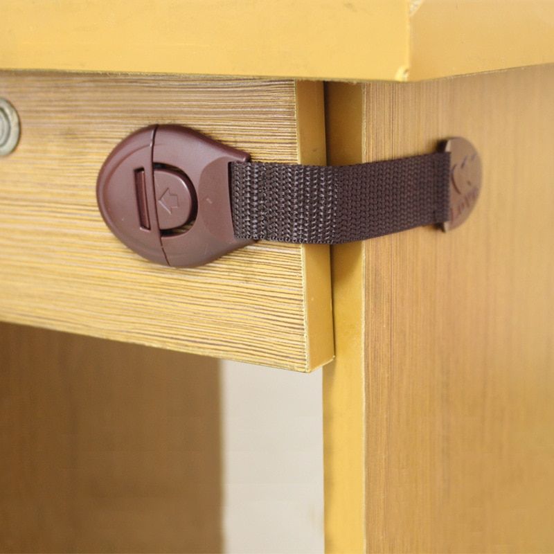 5pcs OF Lot Cabinet Door Drawers Refrigerator Toilet Baby Safety Locks For Kids Baby Locks For