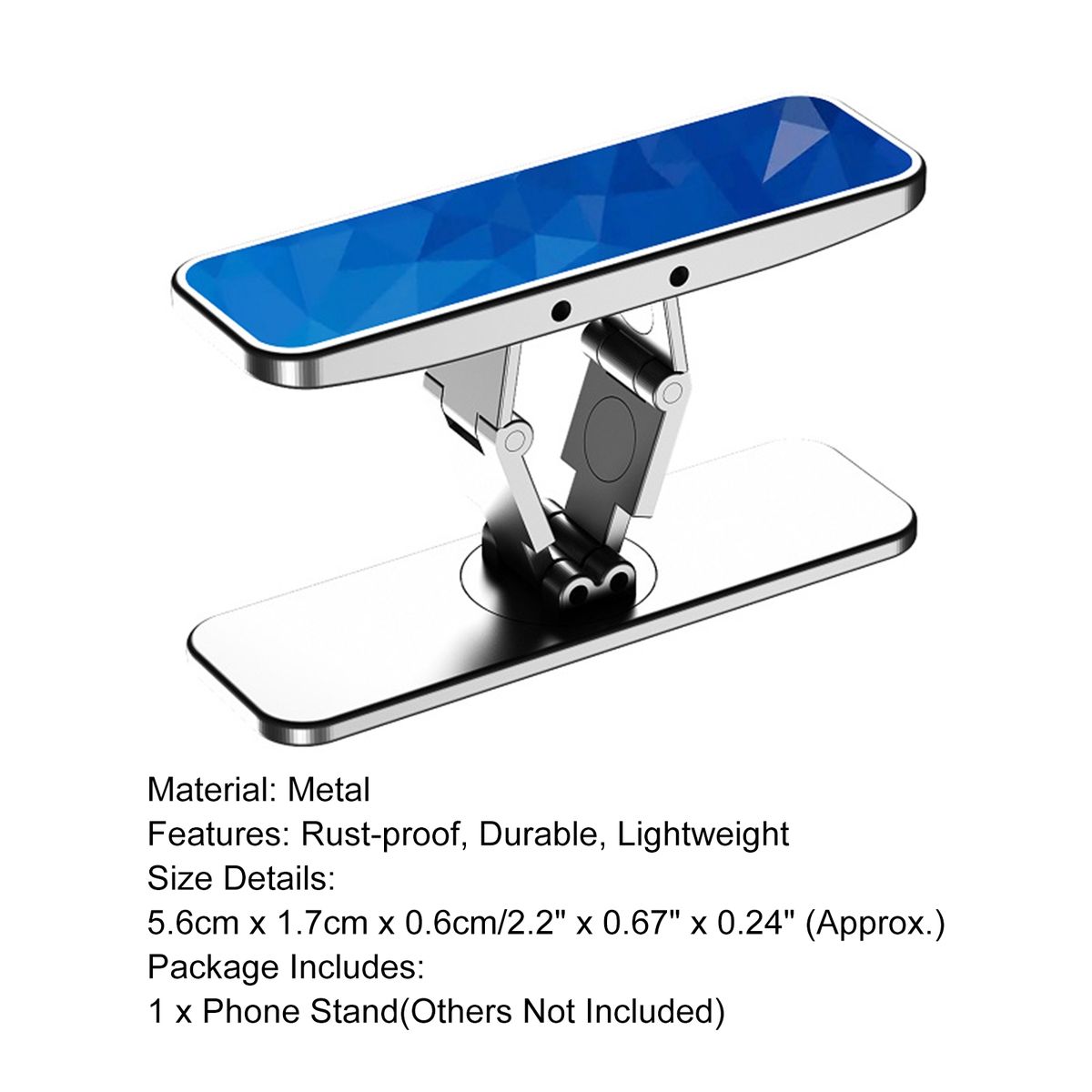 Mobile Phone Mount   Universal Smartphone Silver