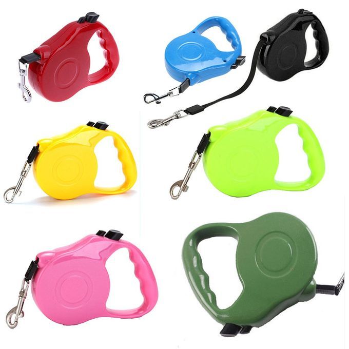 Automati  Retra Table Dog Leash Rope Pet Tra Tor Dog  Hain Hyena Rope-Red-5M