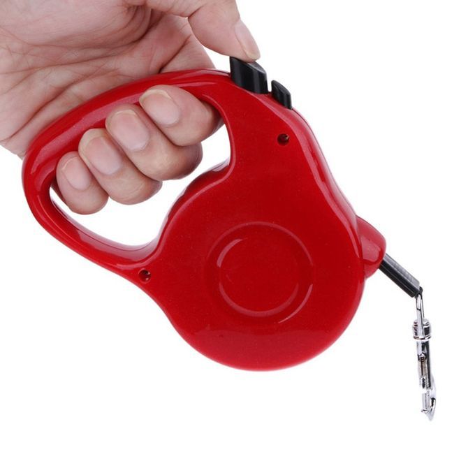Automati  Retra Table Dog Leash Rope Pet Tra Tor Dog  Hain Hyena Rope-Red-5M