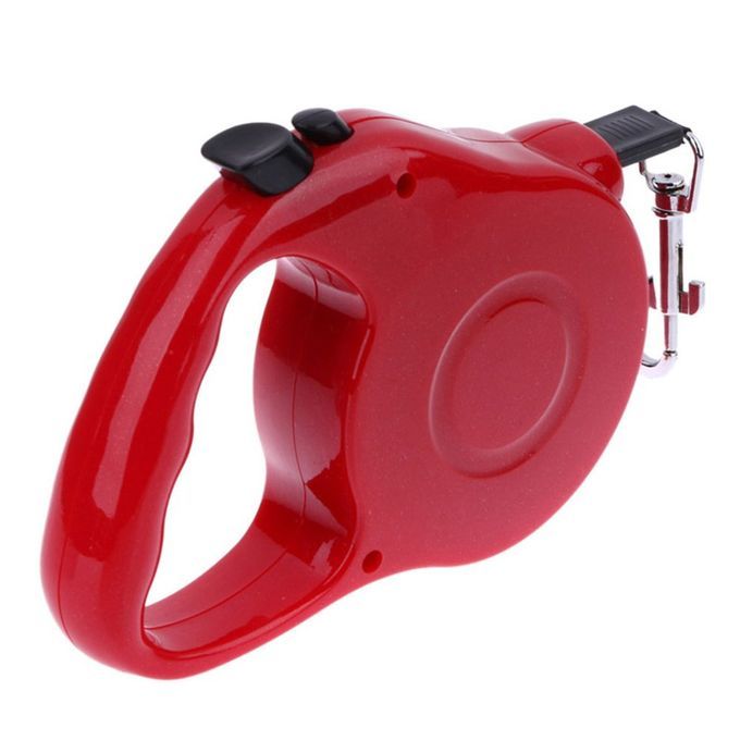 Automati  Retra Table Dog Leash Rope Pet Tra Tor Dog  Hain Hyena Rope-Red-5M