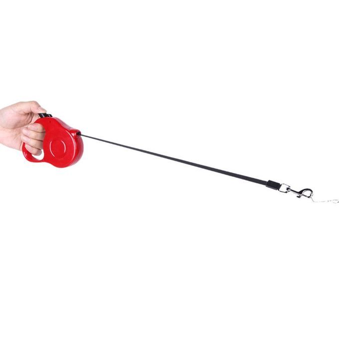 Automati  Retra Table Dog Leash Rope Pet Tra Tor Dog  Hain Hyena Rope-Red-5M