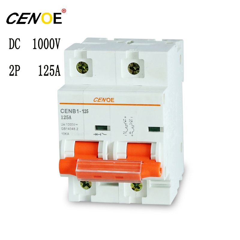 Most Ideal 2p 1000V 63A 80A 100A 125A Photovoltaic Dc