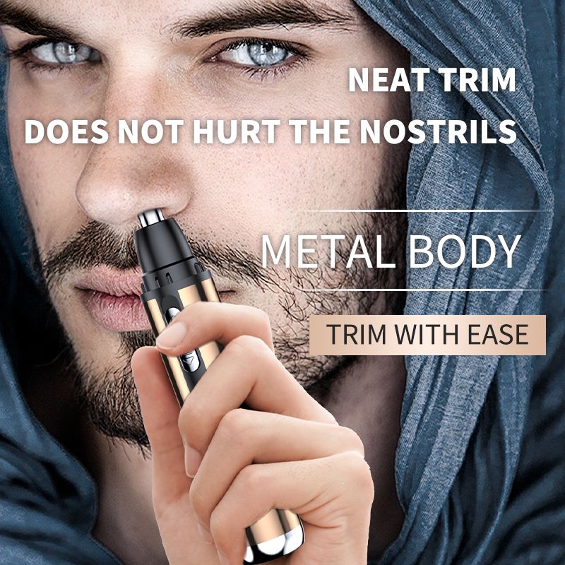 【High Quality】Electric Charge Nose Hair Shavers Washable
