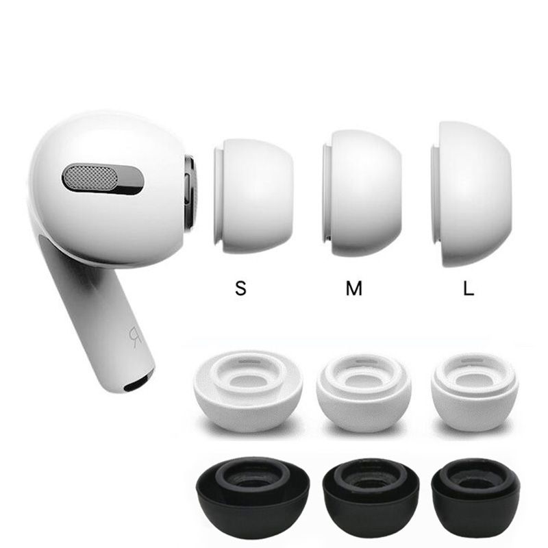 4 Sets In-ear Headset Silicone Ear Caps For AirPods Pro