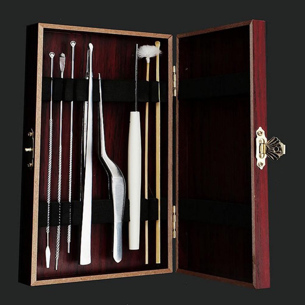 BellyLady 8pcs Ear Pick Cleaning Set Ear Wax Remover Cleaner Curette Kit Health Care Tool