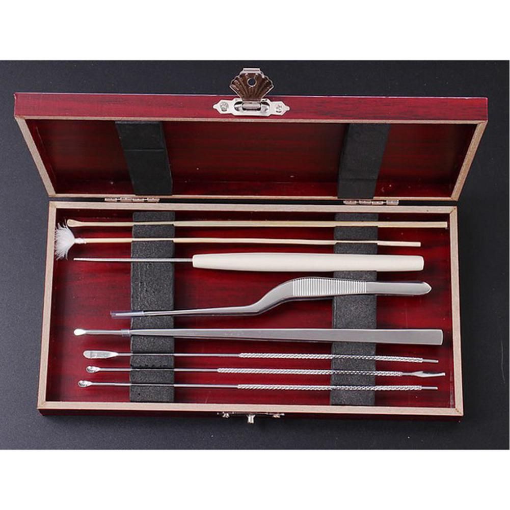 BellyLady 8pcs Ear Pick Cleaning Set Ear Wax Remover Cleaner Curette Kit Health Care Tool
