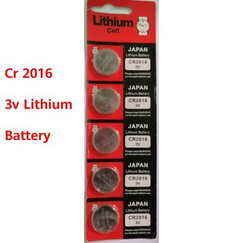 Cr 2016 Lithium Cell 3volts Battery