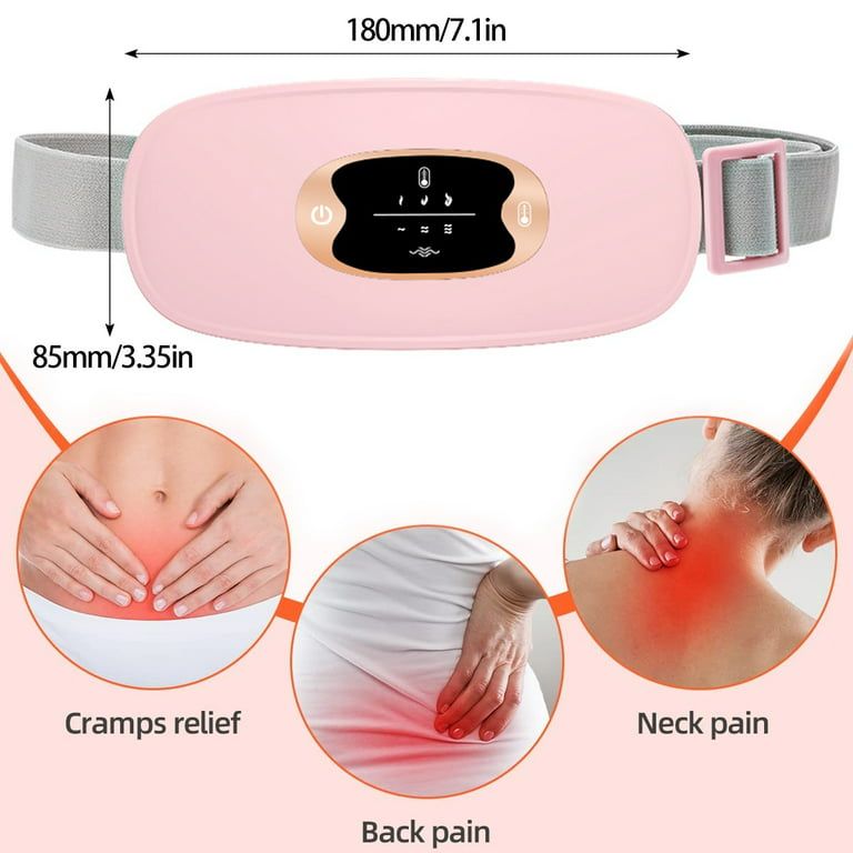 USB Rechargeable Menstrual Heating Pad Relieve Period Cramp Pain