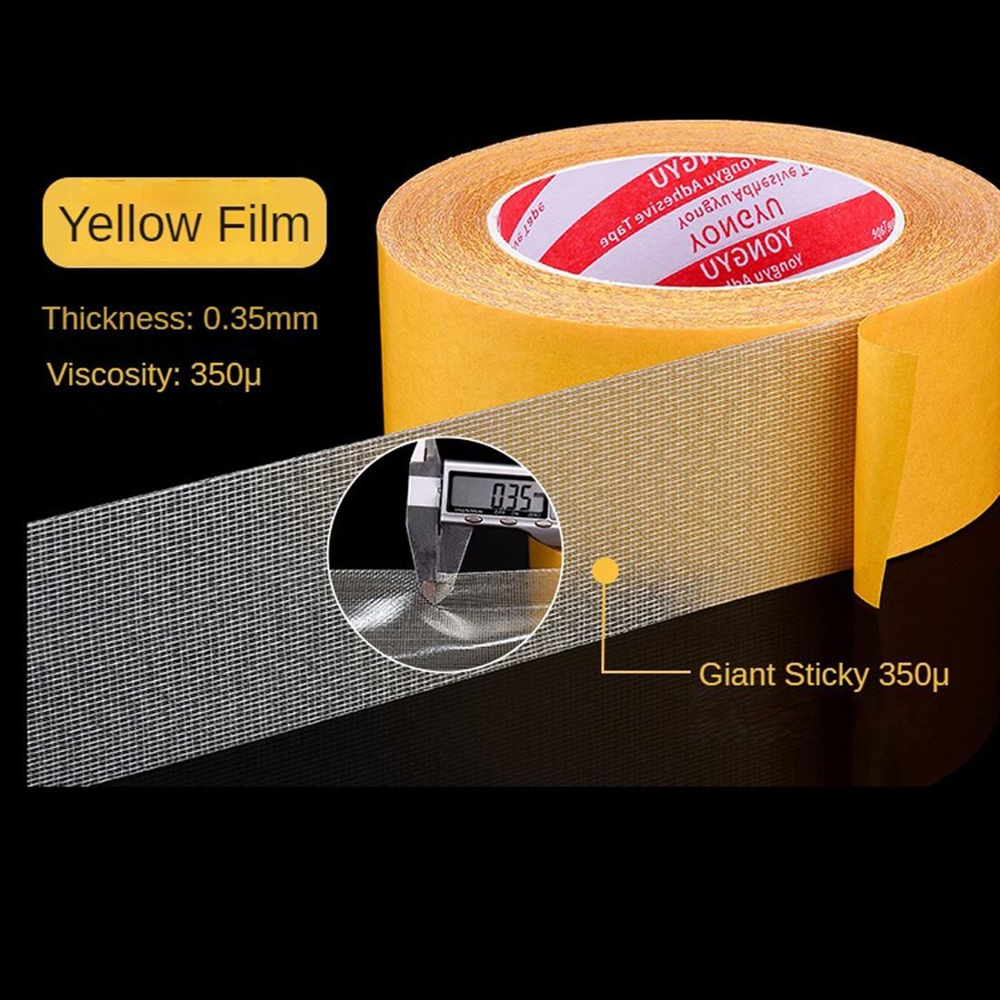 Double Sided Tape Heavy Duty Fiberglass Mesh Super Sticky Clear Mounting Tape